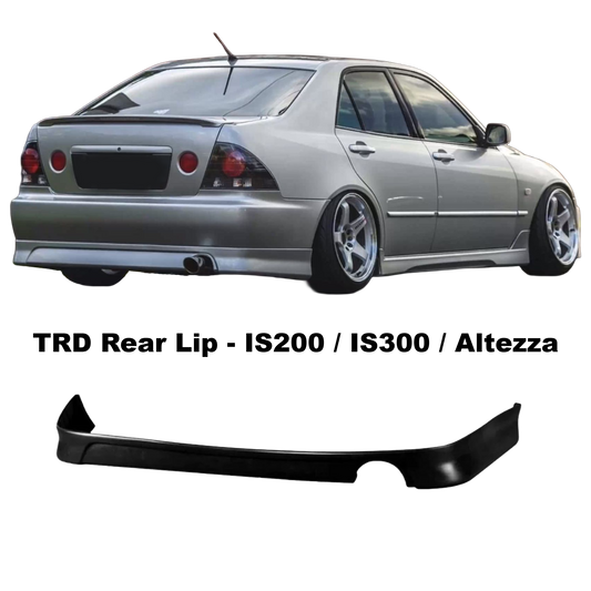 Plastic TRD Style Rear Lip for IS200, IS300 and Altezza
