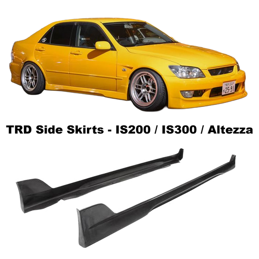 Plastic TRD Style Side Skirts for Lexus IS200, IS300, Altezza