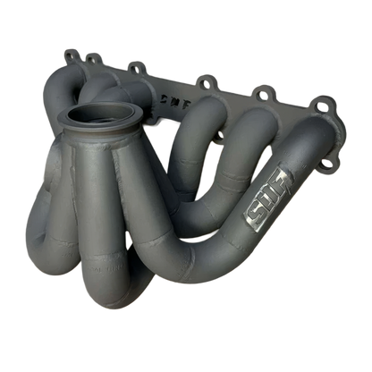 SDF high mount turbo manifold for the Toyota 1JZ non-VVTi
