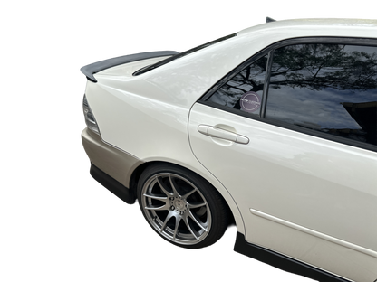TRD style rear spoiler and rear bar on a Lexus IS200 / IS300 Altezza