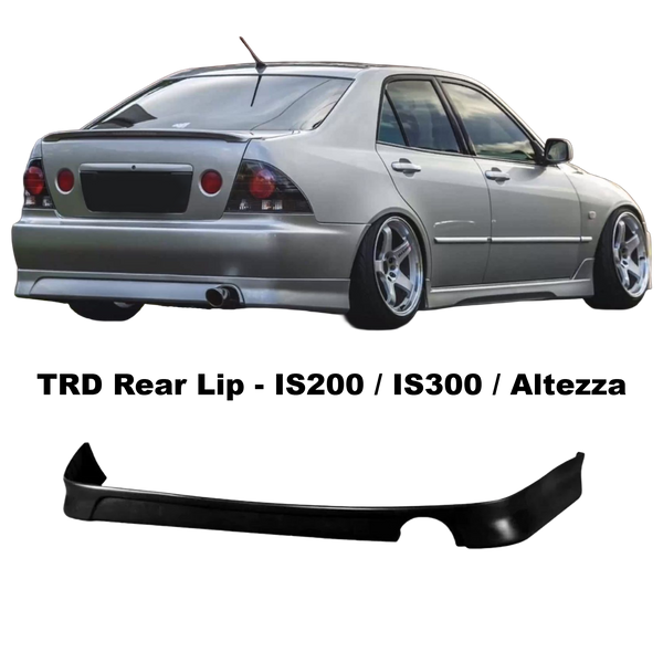 Plastic TRD Style Rear Lip for IS200, IS300 and Altezza