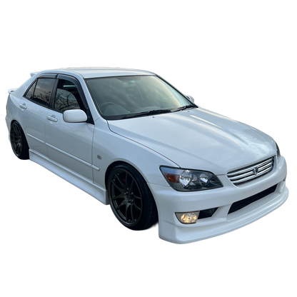 Vertex V1 plastic body kit fitted to a white Lexus IS200 / IS300 Altezza